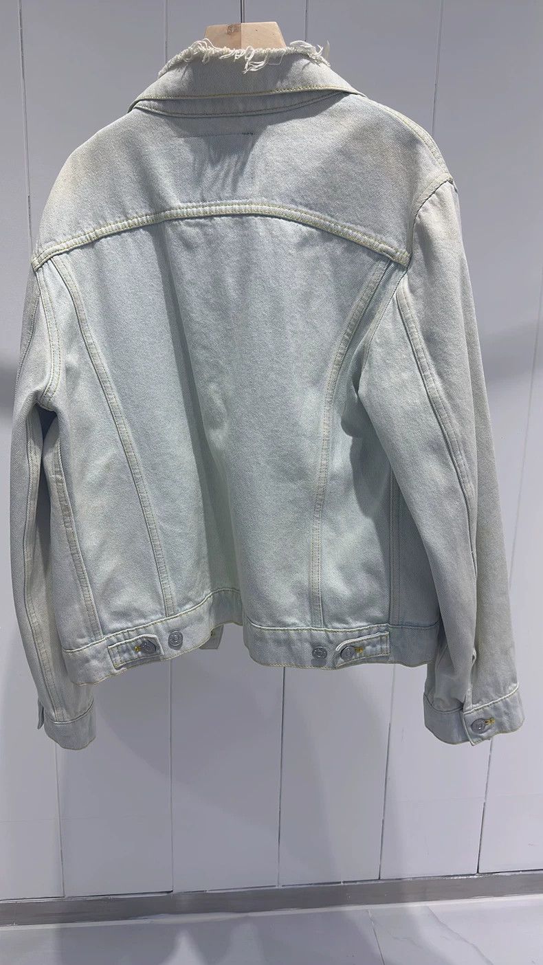 Balenciaga Balenciaga Bat Collar Denim Jacket - dmc Size US XS / EU 42 / 0 - 2 Thumbnail