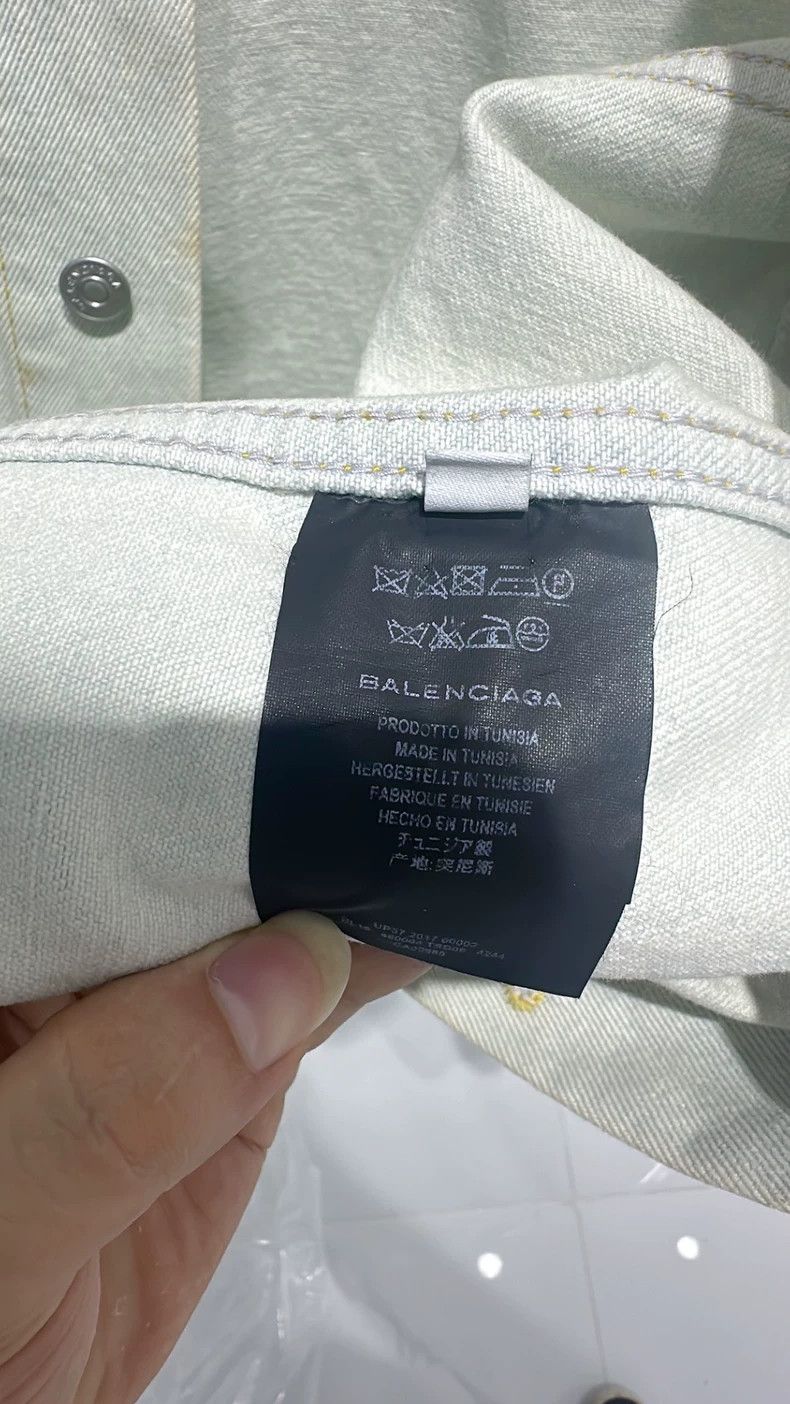Balenciaga Balenciaga Bat Collar Denim Jacket - dmc Size US XS / EU 42 / 0 - 5 Thumbnail