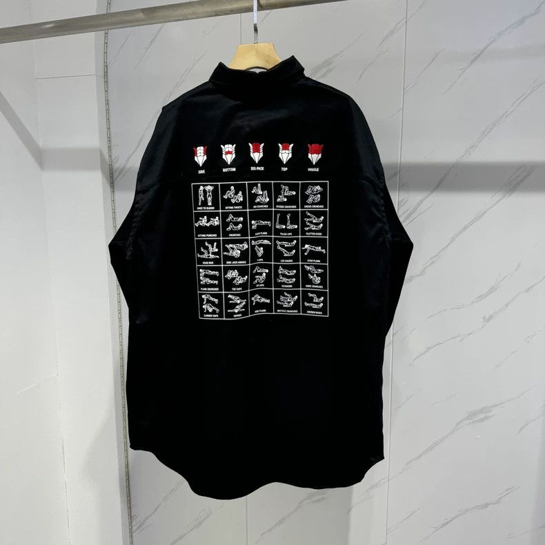 Balenciaga Balenciaga Fitness Print Shirt Jacket - dmc Size US XS / EU 42 / 0 - 2 Thumbnail