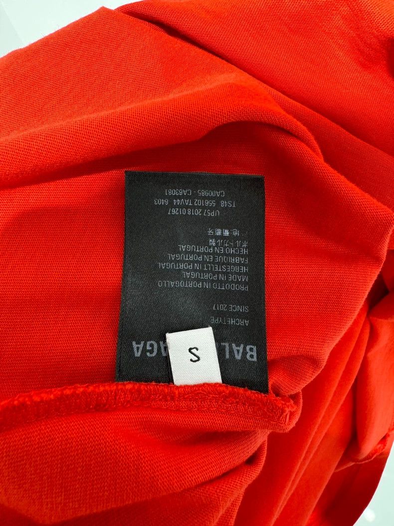Balenciaga Balenciaga Red Coke Wave Logo Tee - dmc Size US S / EU 44-46 / 1 - 6 Thumbnail