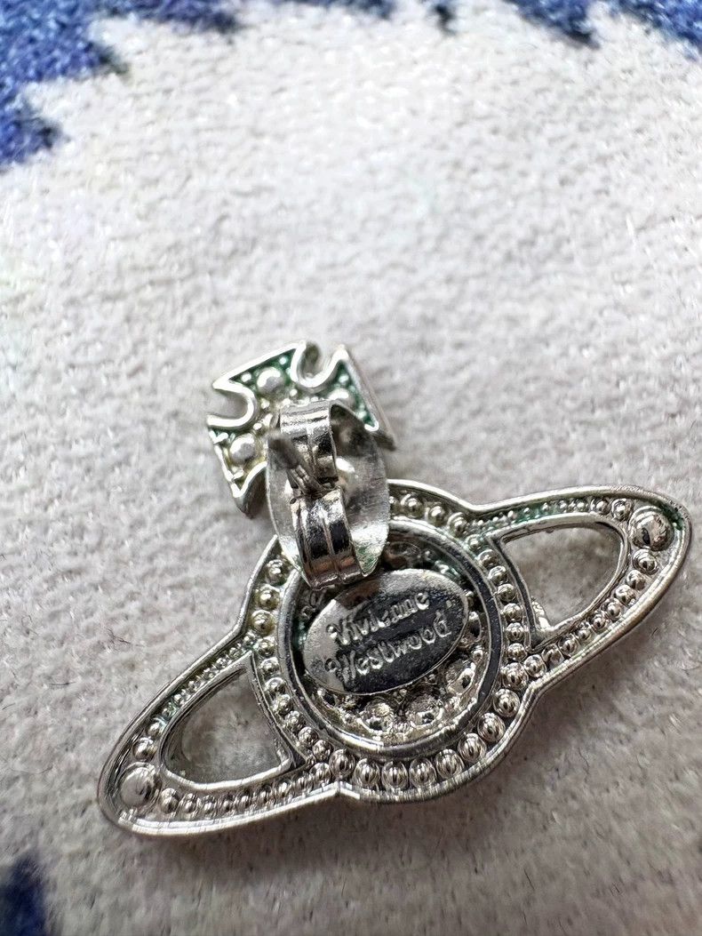 Vivienne Westwood Vivienne Westwood Green Saturn Earrings - dmc Size ONE SIZE - 5 Thumbnail