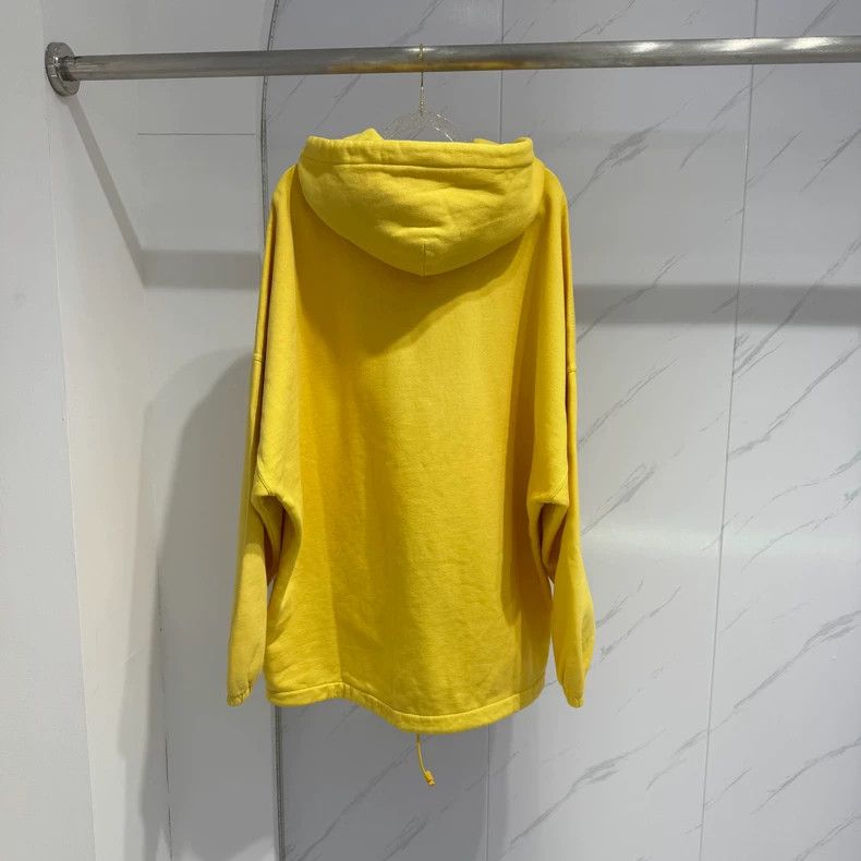 Balenciaga Balenciaga Yellow Logo Hoodie XXS New - dmc Size US XXS / EU 40 - 5 Thumbnail