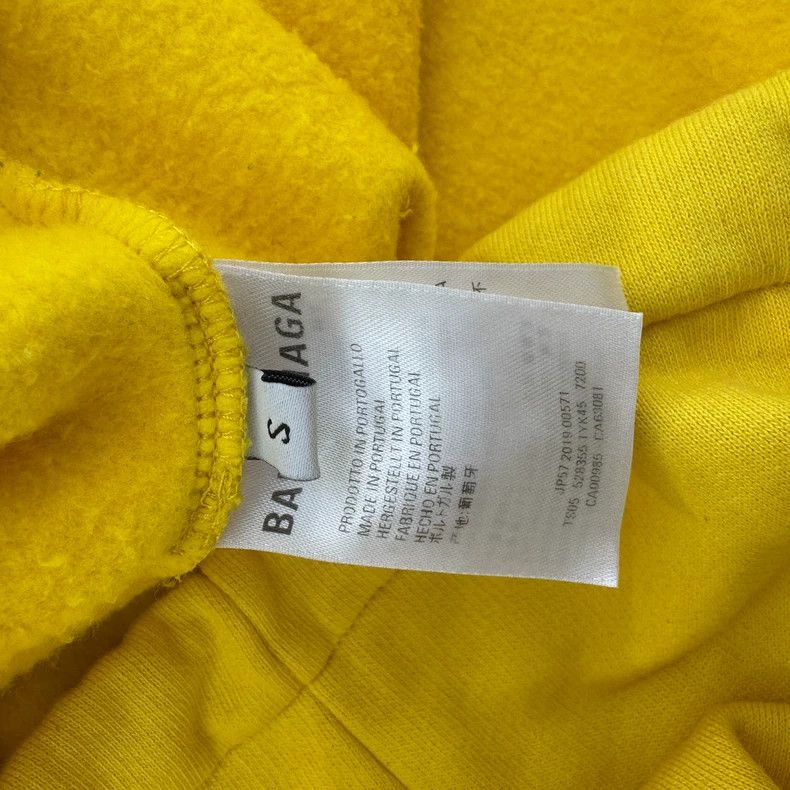 Balenciaga Balenciaga Yellow Logo Hoodie XXS New - dmc Size US XXS / EU 40 - 6 Thumbnail