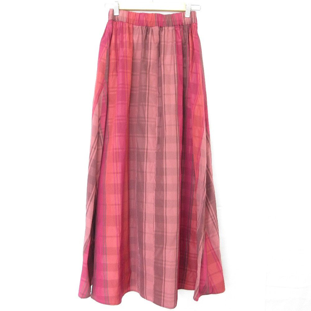 Other Other Max&Co. MATRIGNA Check Long Skirt Others Skirts DUTY FREE for USA Size ONE SIZE - 2 Thumbnail