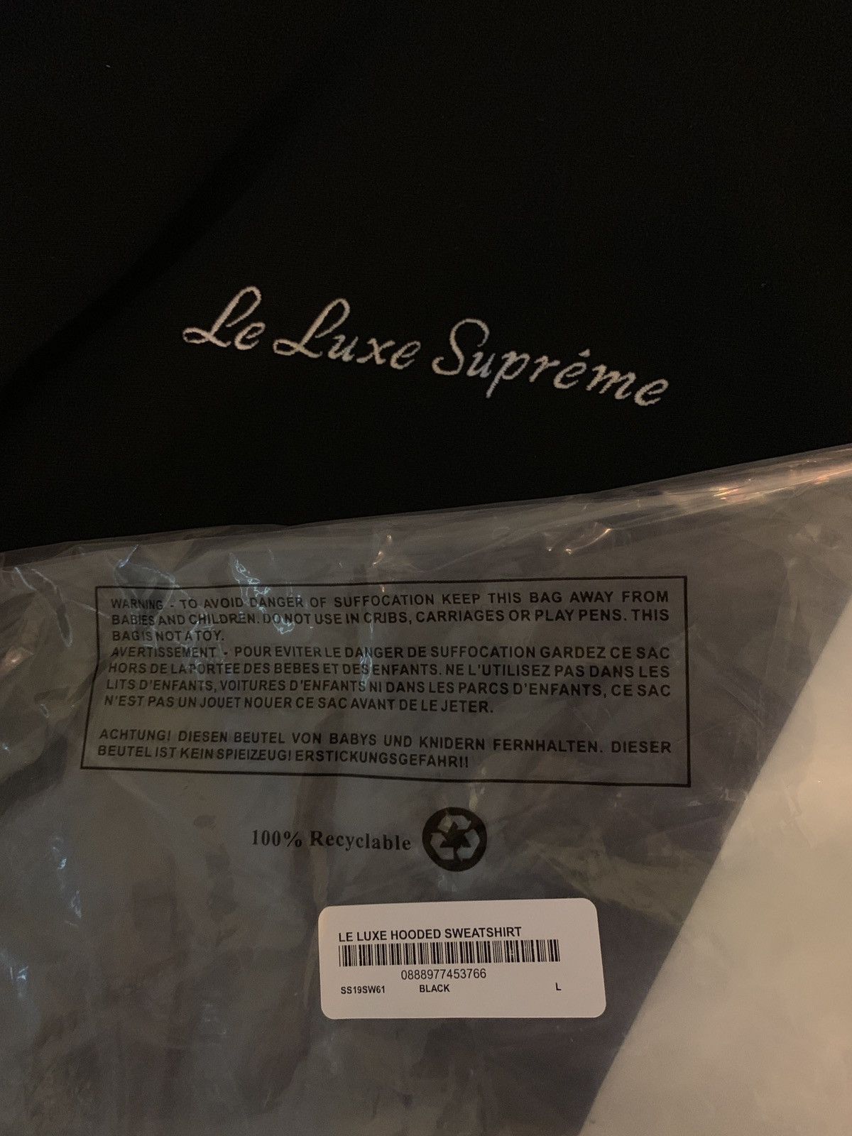 Supreme Supreme le luxe hoodie Size US L / EU 52-54 / 3 - 9 Thumbnail
