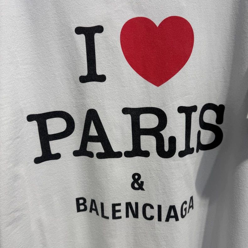 Balenciaga Balenciaga Paris Olympics Heart Print Tee - dmc Size US S / EU 44-46 / 1 - 3 Thumbnail