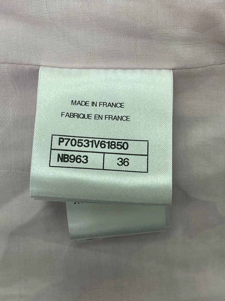 Chanel Chanel Pink Green Woven Collar Jacket - dmc Size US M / EU 48-50 / 2 - 5 Thumbnail