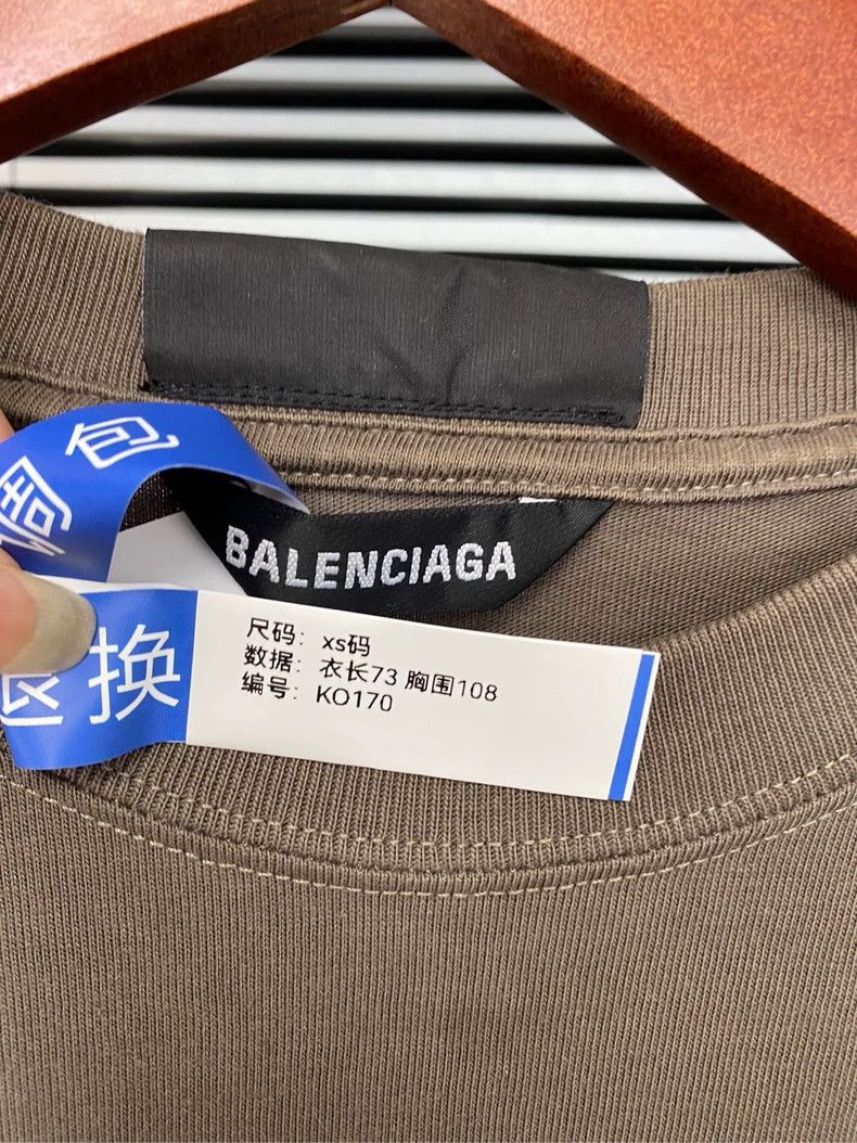 Balenciaga Balenciaga Embroidered Logo Short Sleeve T-shirt - dmc Size US XS / EU 42 / 0 - 4 Thumbnail