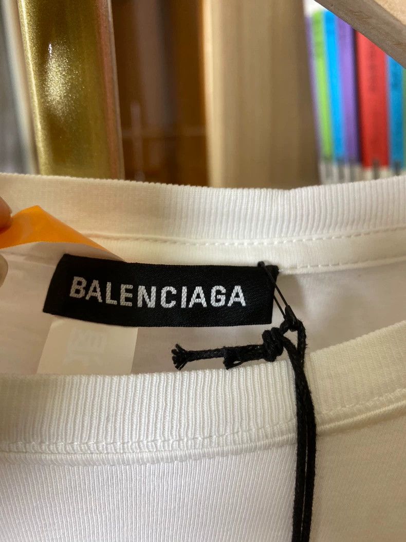 Balenciaga Balenciaga Double B Logo Short Sleeve Tee - dmc Size US XXS / EU 40 - 5 Thumbnail