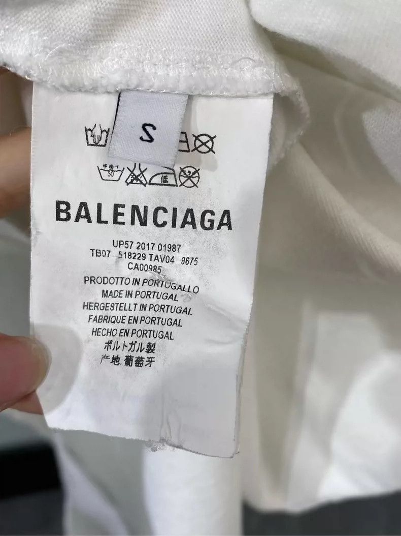 Balenciaga Logo Short Sleeve T-shirt - dmc