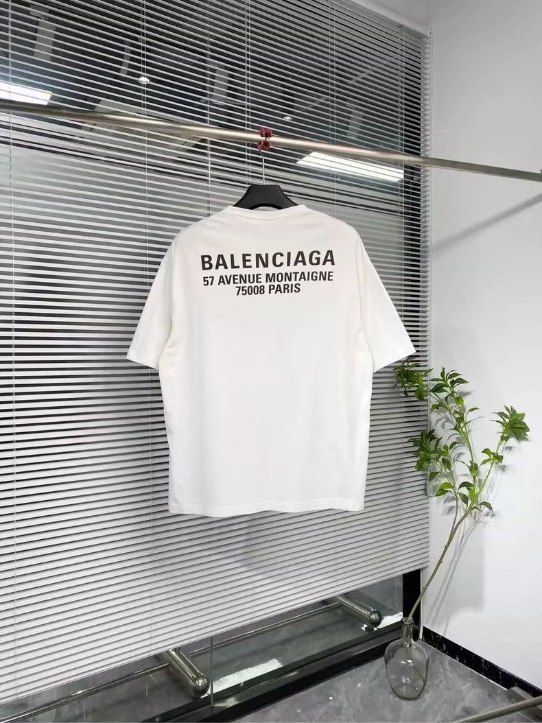 Balenciaga Logo Short Sleeve T-shirt - dmc