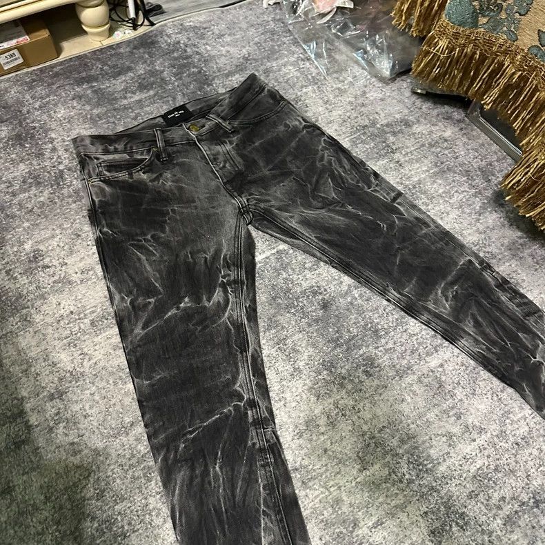 Fear of God Fear of God Black Water Ripple Denim - dmc Size US 29 - 2 Thumbnail