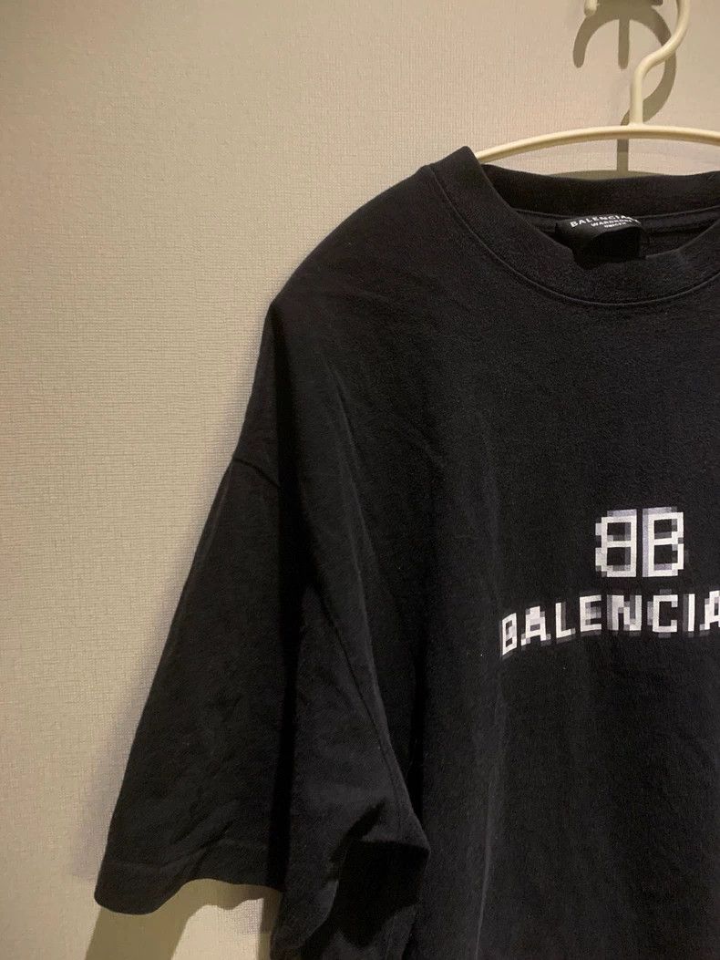 Balenciaga Balenciaga Black Mosaic Short Sleeve T-Shirt - dmc Size US S / EU 44-46 / 1 - 6 Thumbnail