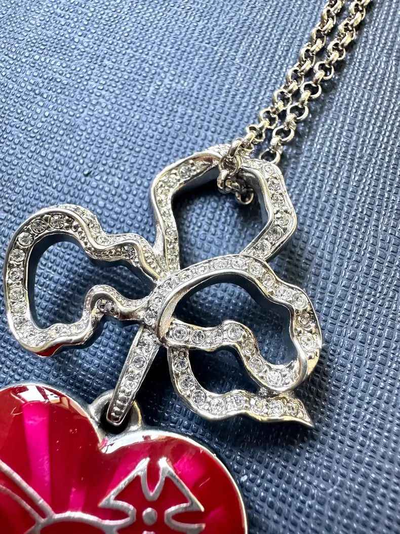 Vivienne Westwood Vivienne Westwood Heart Crystal Pendant Necklace - dmc Size ONE SIZE - 6 Thumbnail