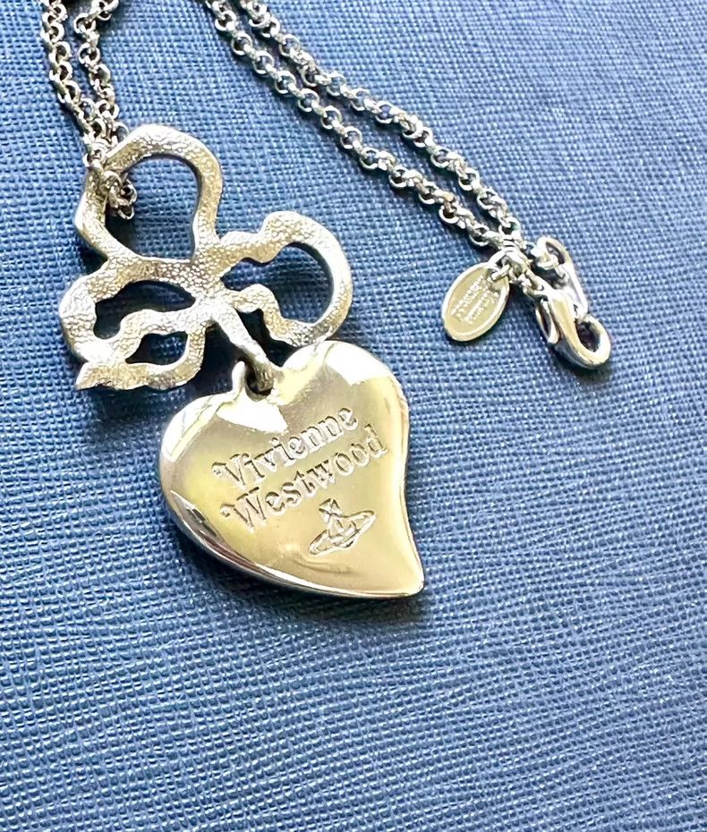 Vivienne Westwood Vivienne Westwood Heart Crystal Pendant Necklace - dmc Size ONE SIZE - 9 Thumbnail