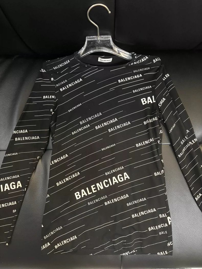 Balenciaga Balenciaga Classic Logo Print Long Sleeve - dmc Size US M / EU 48-50 / 2 - 5 Thumbnail