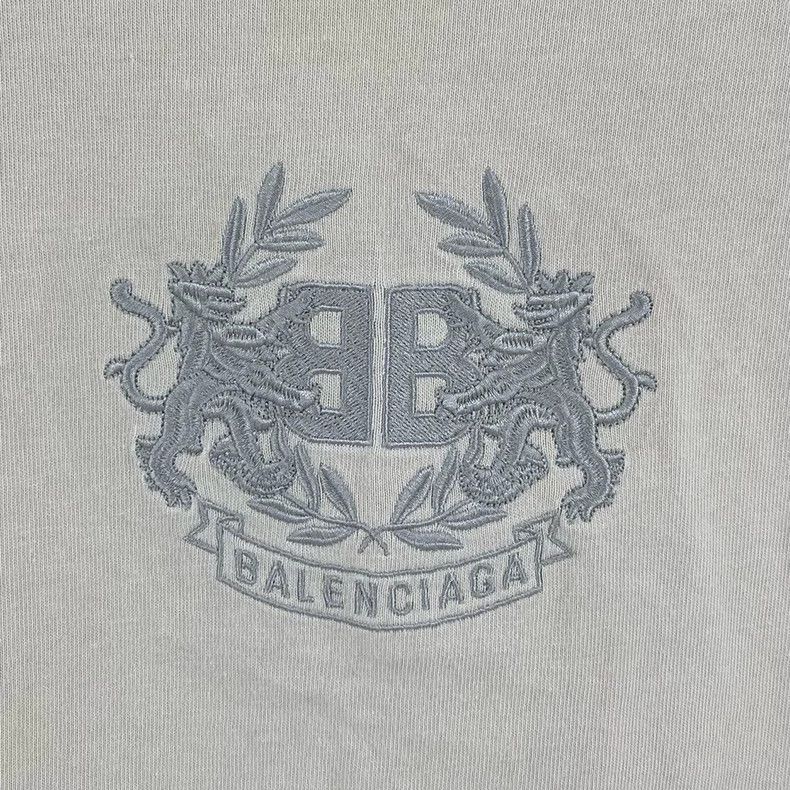 Balenciaga Balenciaga Wheat Ear BB Embroidered Tee - dmc Size US L / EU 52-54 / 3 - 3 Thumbnail