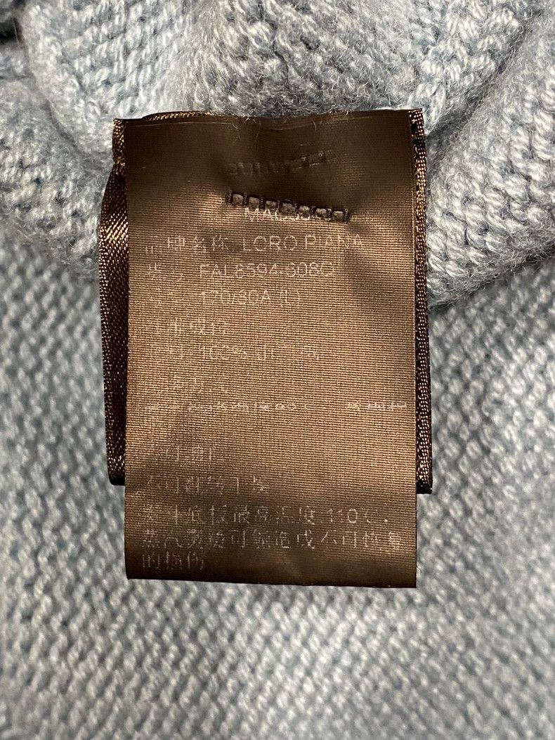 Loro Piana Loro Piana Blue Cashmere Sweater - dmc Size US L / EU 52-54 / 3 - 4 Thumbnail