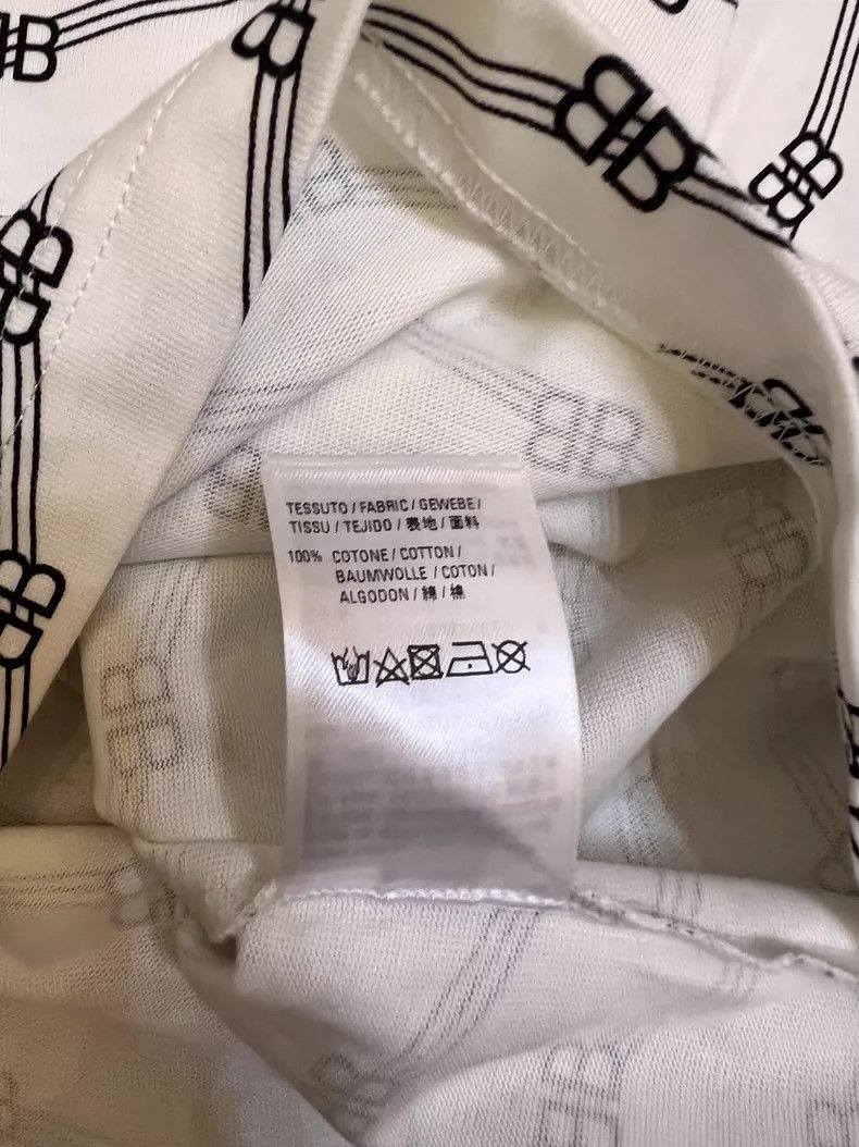 Balenciaga Balenciaga White Lock Print Short Sleeve - dmc Size US S / EU 44-46 / 1 - 7 Thumbnail