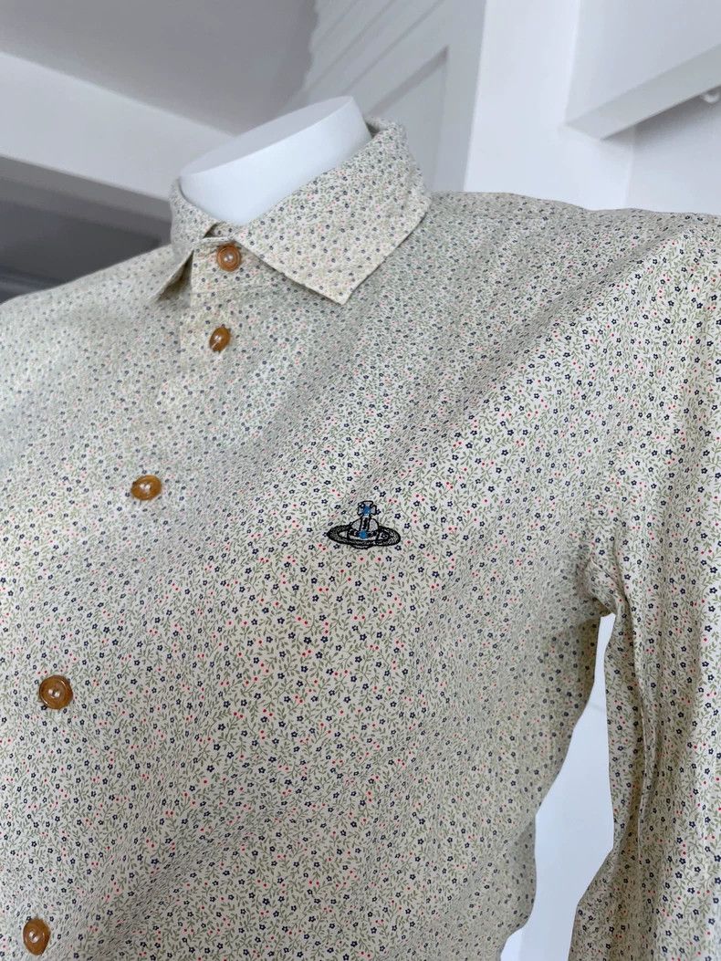 Vivienne Westwood Vivienne Westwood Floral Long Sleeve Shirt - dmc Size US M / EU 48-50 / 2 - 4 Thumbnail
