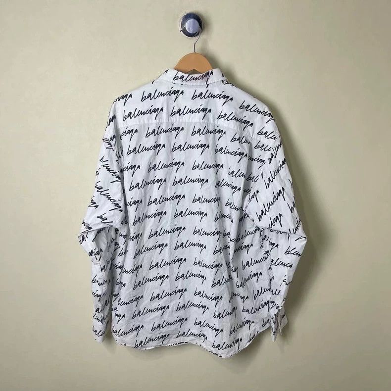 Balenciaga Balenciaga Graffiti Print Long Sleeve Shirt - dmc Size US XS / EU 42 / 0 - 2 Thumbnail