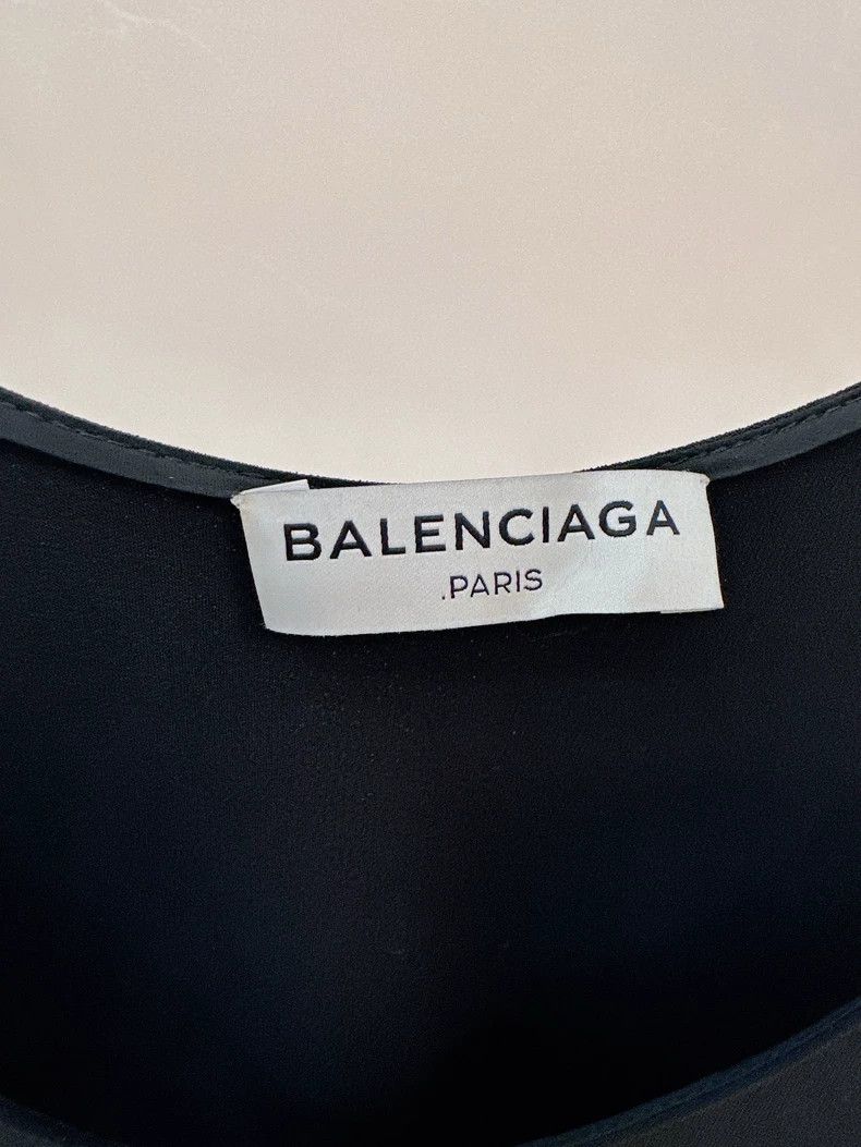 Balenciaga BALENCIAGA Black Sleeveless Top Size 36 - dmc Size US XS / EU 42 / 0 - 3 Thumbnail