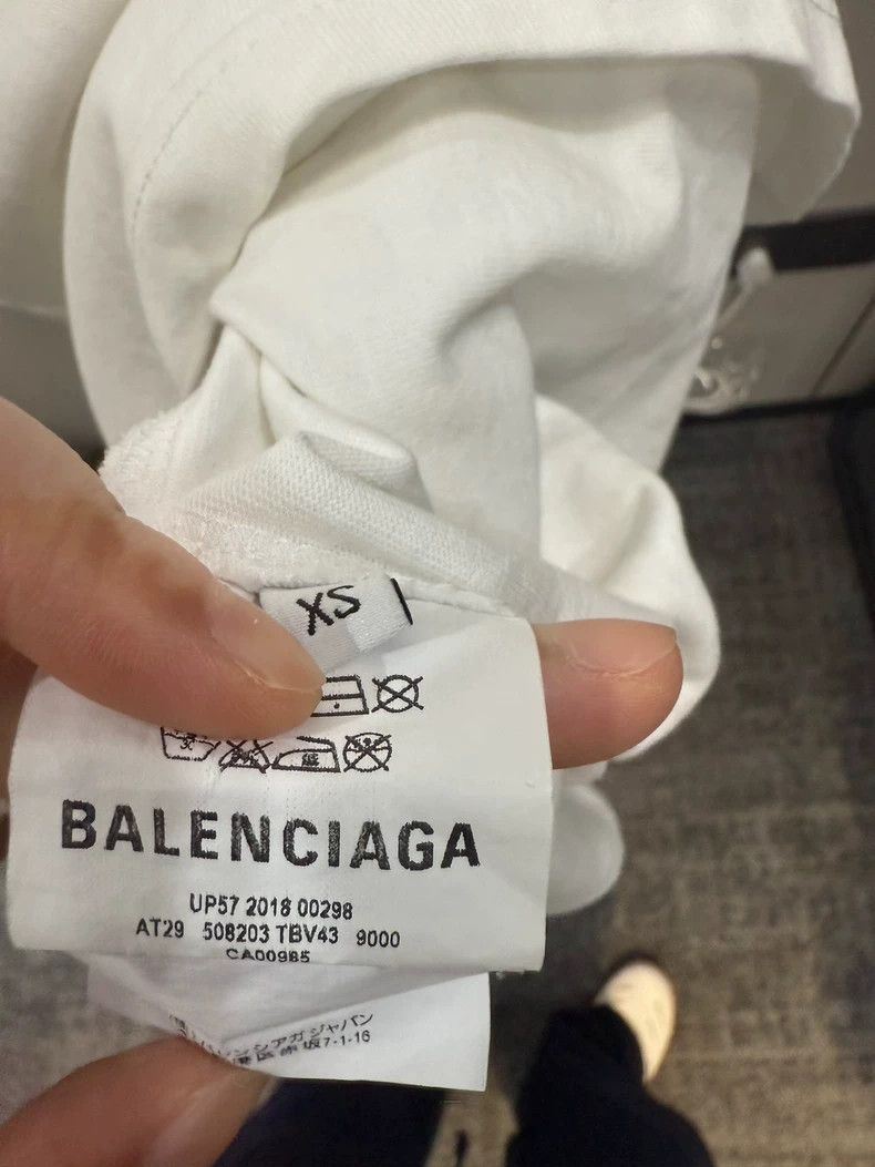Balenciaga Balenciaga Logo Short Sleeve T-shirt XS - dmc Size US XS / EU 42 / 0 - 3 Thumbnail