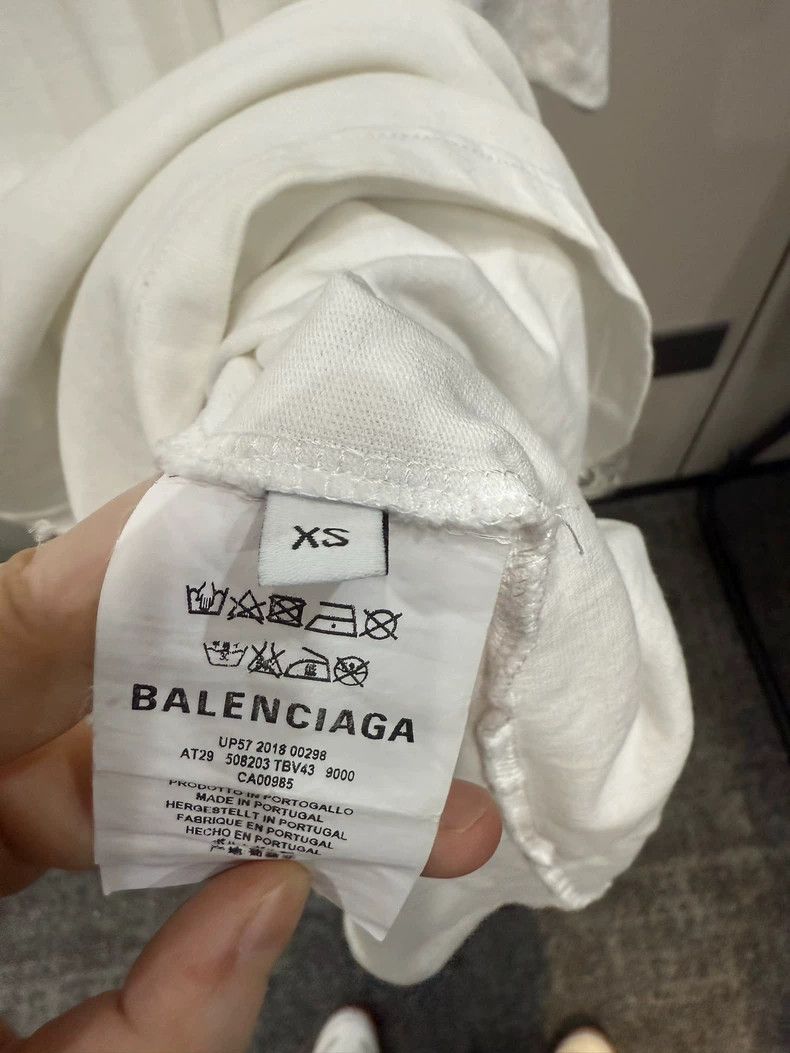 Balenciaga Balenciaga Logo Short Sleeve T-shirt XS - dmc Size US XS / EU 42 / 0 - 4 Thumbnail