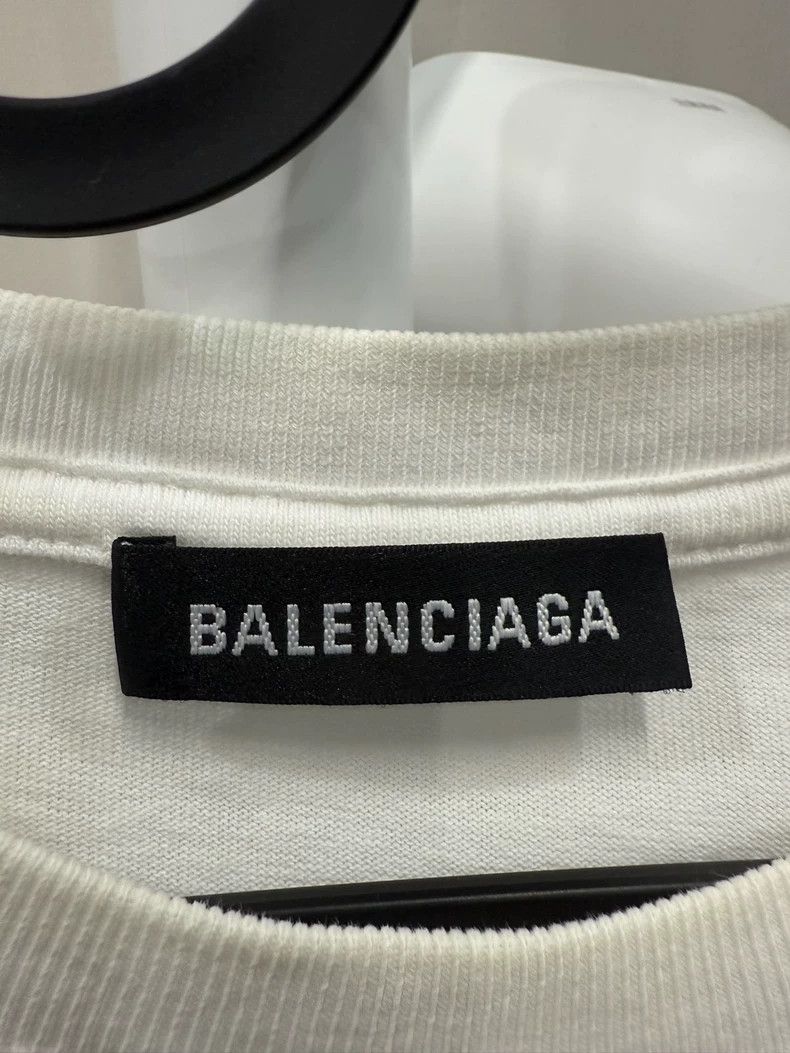 Balenciaga Balenciaga Logo Short Sleeve T-shirt XS - dmc Size US XS / EU 42 / 0 - 2 Thumbnail