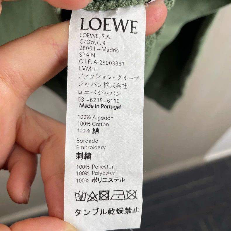 Loewe Loewe Green Chest Logo Crewneck Sweatshirt - dmc Size US L / EU 52-54 / 3 - 4 Thumbnail