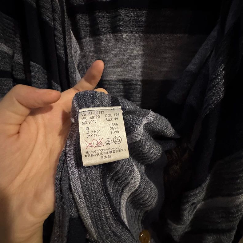 Vivienne Westwood Vivienne Westwood Wool Knit Asymmetric Cardigan - dmc Size US XS / EU 42 / 0 - 4 Thumbnail