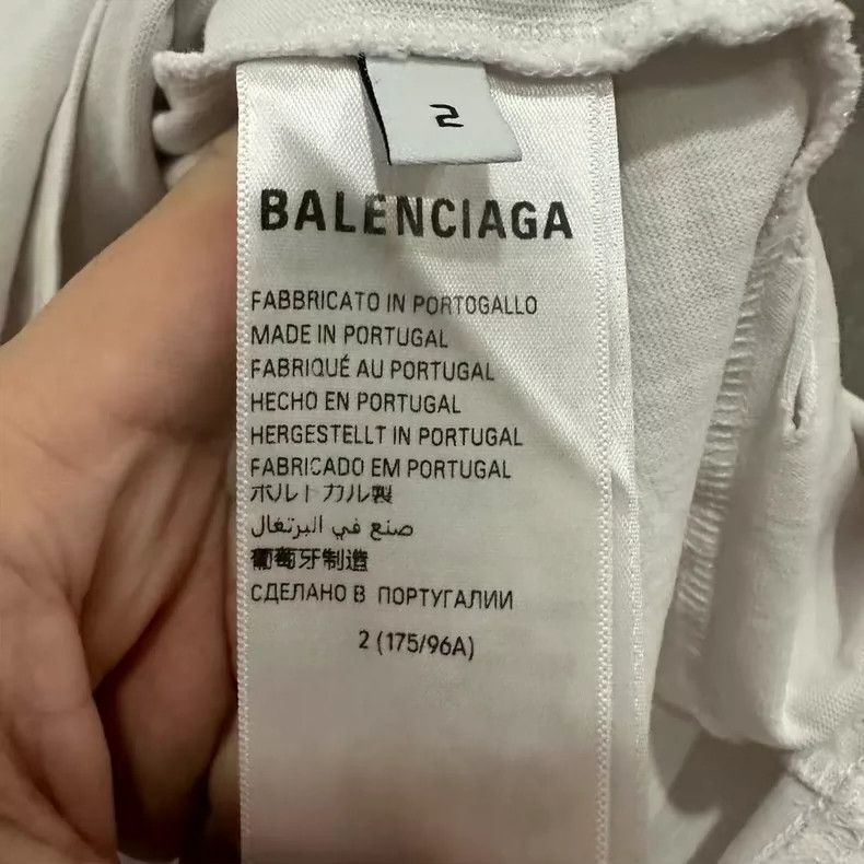Balenciaga Balenciaga Perforated Collar Hole Short Sleeve - dmc Size US S / EU 44-46 / 1 - 4 Thumbnail