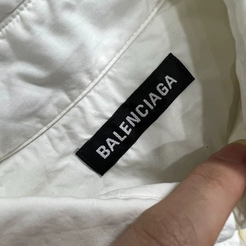 Balenciaga Balenciaga White Layered Shirt XS - dmc Size US XS / EU 42 / 0 - 2 Thumbnail