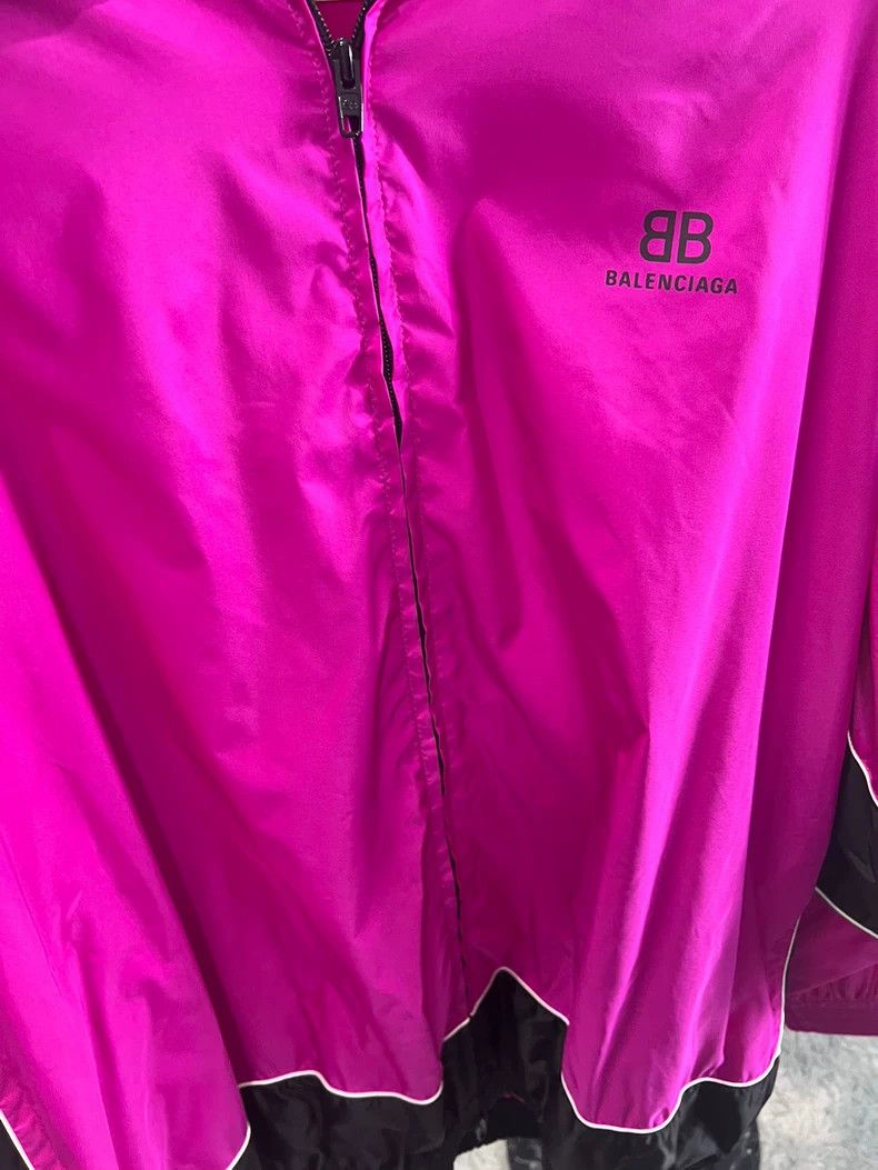 Balenciaga Balenciaga Pink Windbreaker Jacket - dmc Size US XS / EU 42 / 0 - 3 Thumbnail