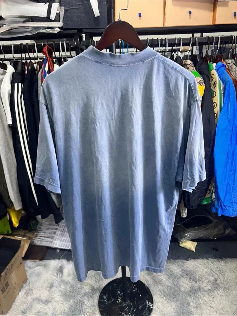 Balenciaga Balenciaga Distressed Wash Short Sleeve - dmc Size US M / EU 48-50 / 2 - 2 Thumbnail