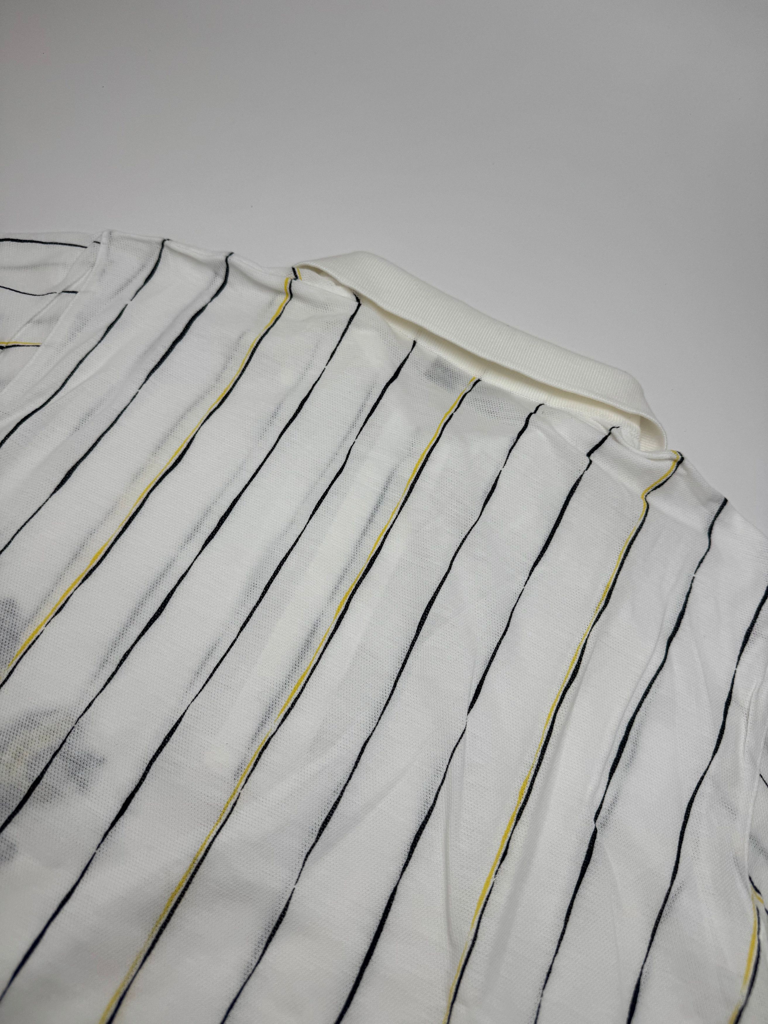 Dior Vintage Striped Polo Shirt Black white Yellow 36/S Size L / US 10 / IT 46 - 14 Thumbnail