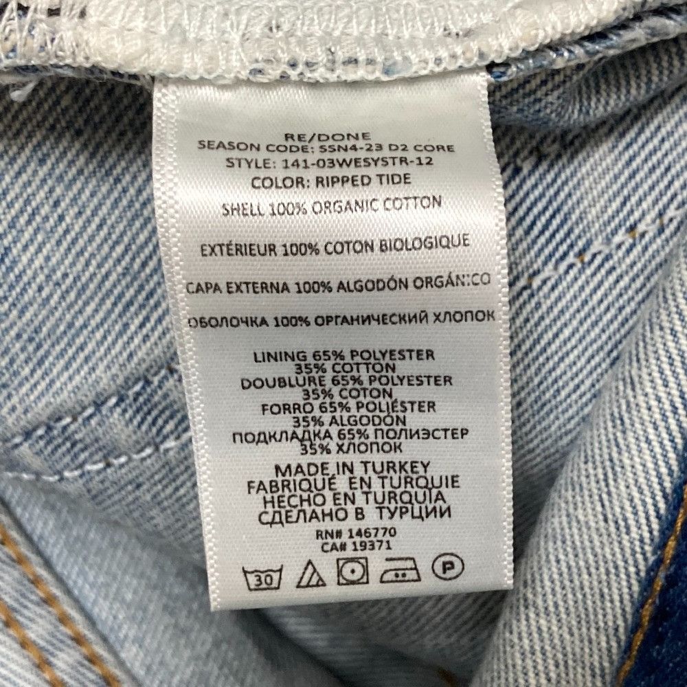 Other Other RE/DONE Levi's Denim Straight Pants Denim Jeans DUTY FREE for USA Size ONE SIZE - 9 Thumbnail