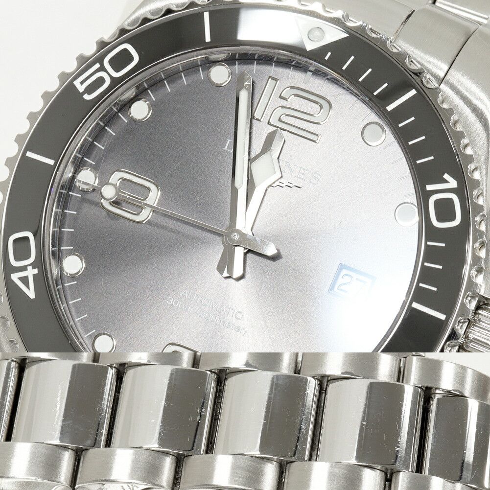 Longines Longines Longines HydroConquest Stainless Steel Metal Automatic L3.781.4.76.6 DUTY FREE for USA Size ONE SIZE - 6 Thumbnail