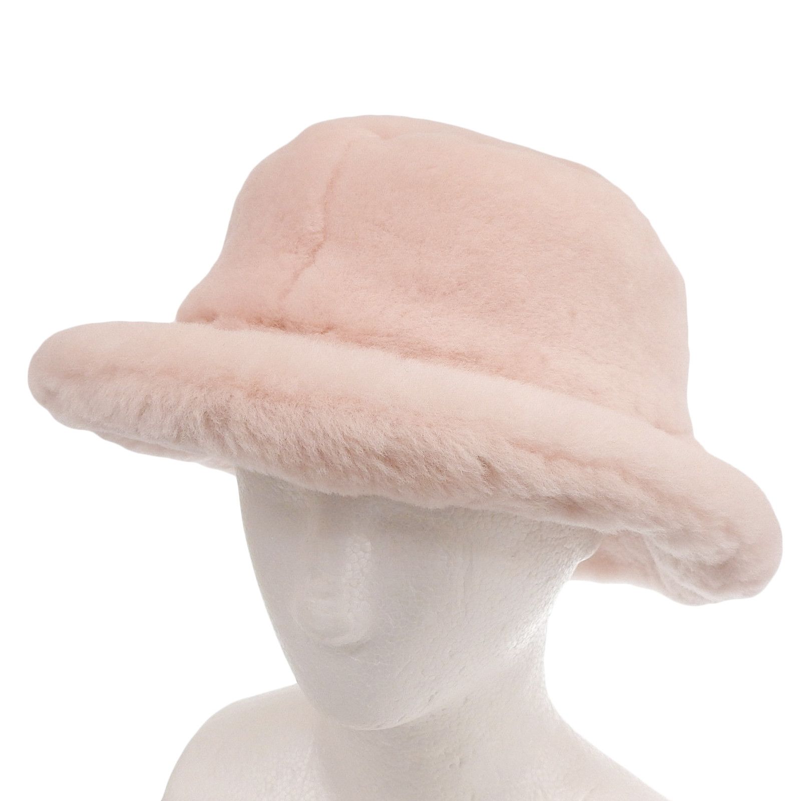 Miu Miu Miu Miu MIUMIU Mouton Shearling Bucket Hat Natural Material Hats 5HC196 DUTY FREE for USA Size ONE SIZE - 3 Thumbnail