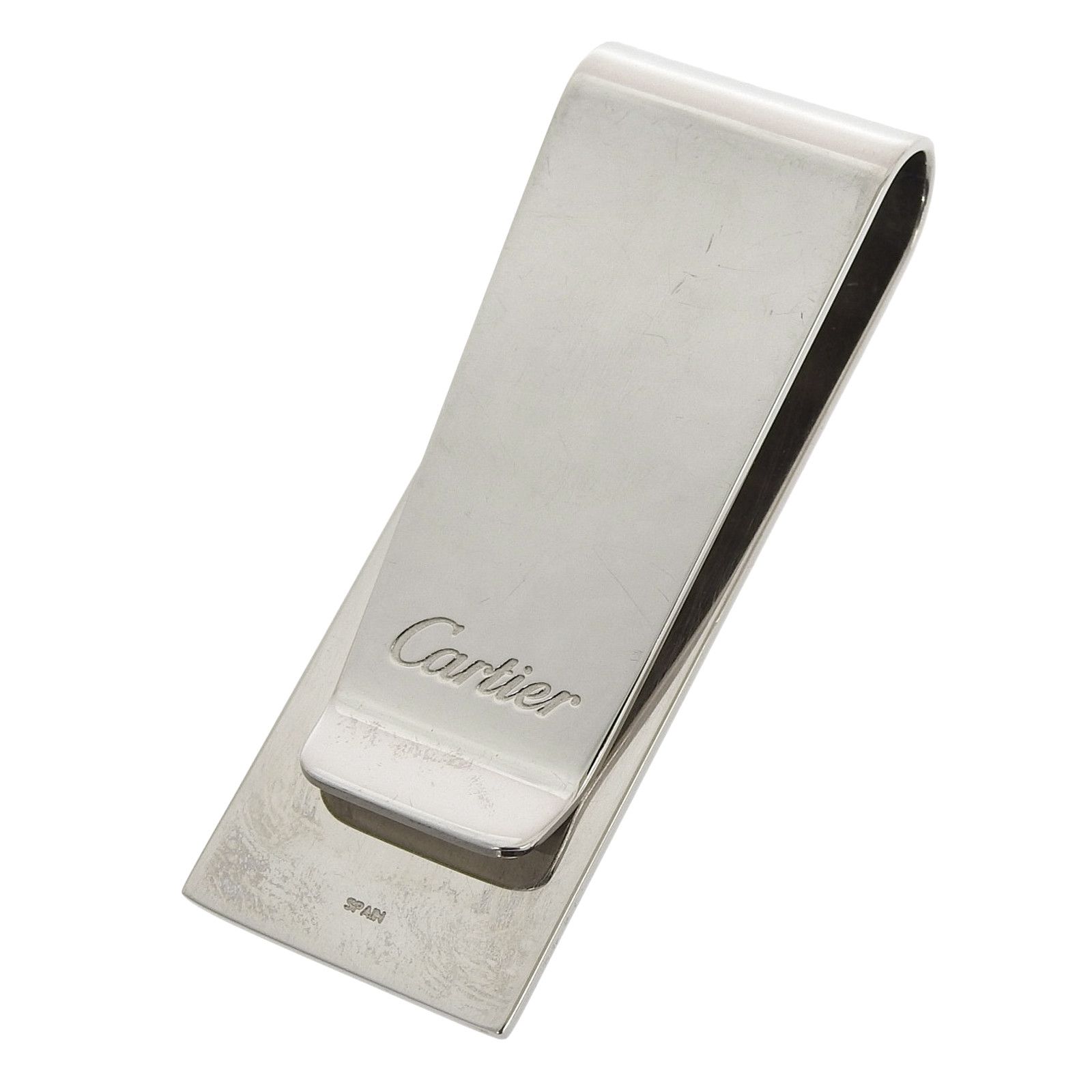 Cartier Cartier Cartier C Decor Money Clip Silver Metal Bill Clip Metal Other DUTY FREE for USA Size ONE SIZE - 2 Thumbnail