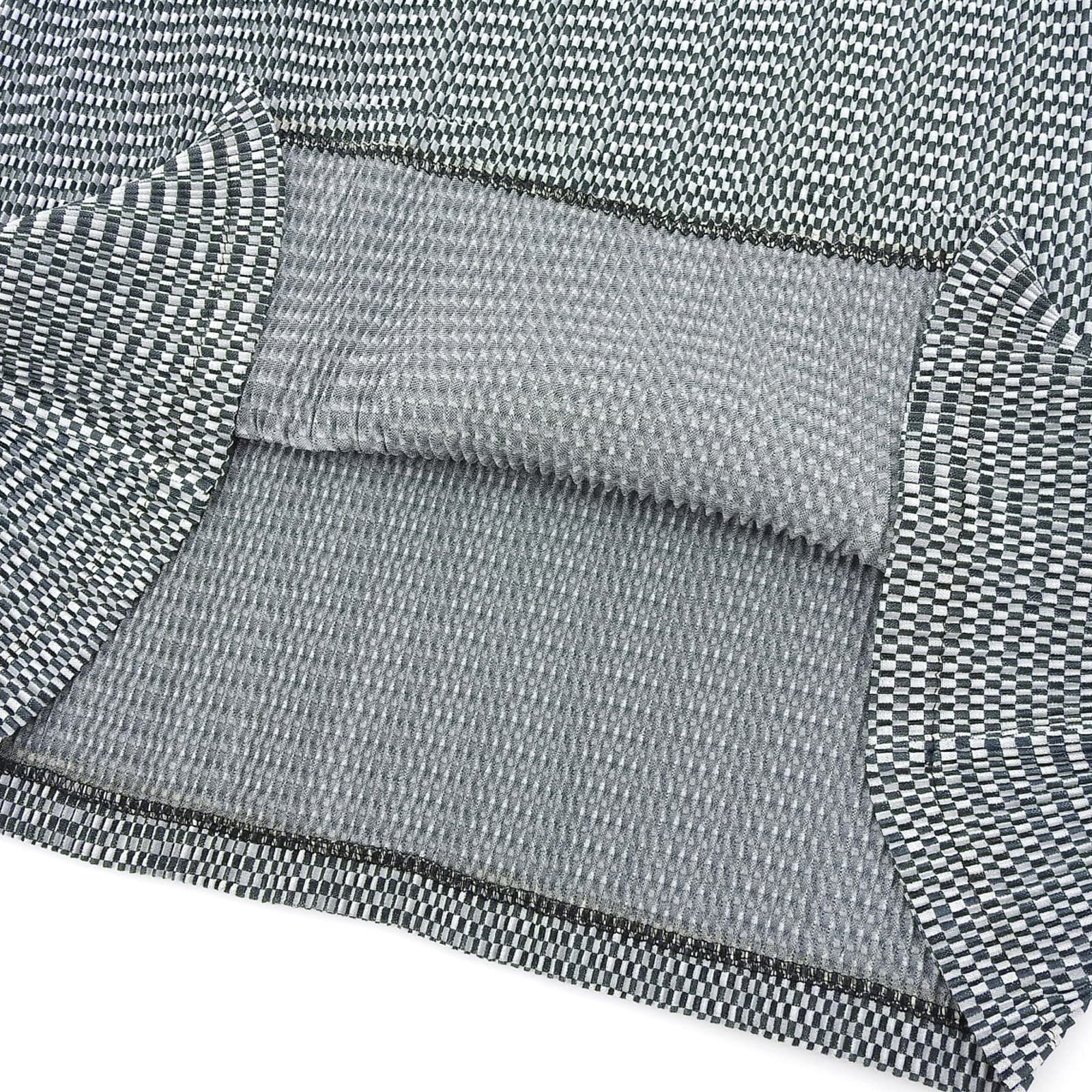 Issey Miyake Issey Miyake PLEATS PLEASE Block Check Pattern Short Sleeve T-shirt Cotton T-Shirts PP51-JT473 DUTY FREE for USA Size ONE SIZE - 5 Thumbnail