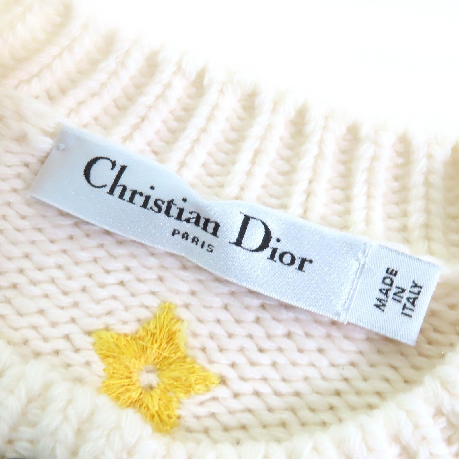 Dior Dior Christian Dior Pixel Zodiac Leo Logo Cardigan Cotton Tops 244G52LN320 DUTY FREE for USA Size ONE SIZE - 7 Thumbnail