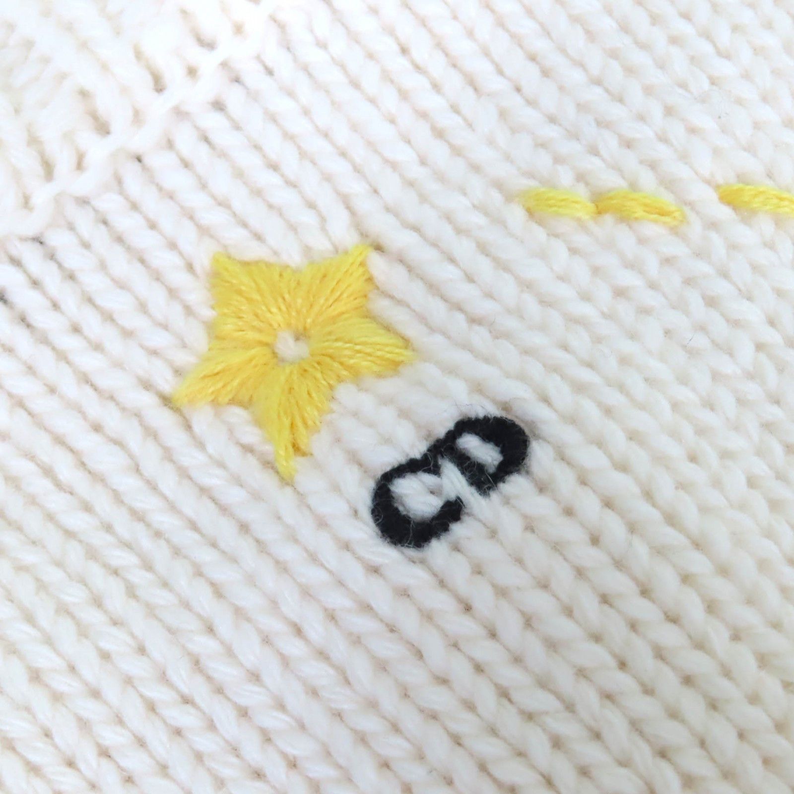 Dior Dior Christian Dior Pixel Zodiac Leo Logo Cardigan Cotton Tops 244G52LN320 DUTY FREE for USA Size ONE SIZE - 6 Thumbnail
