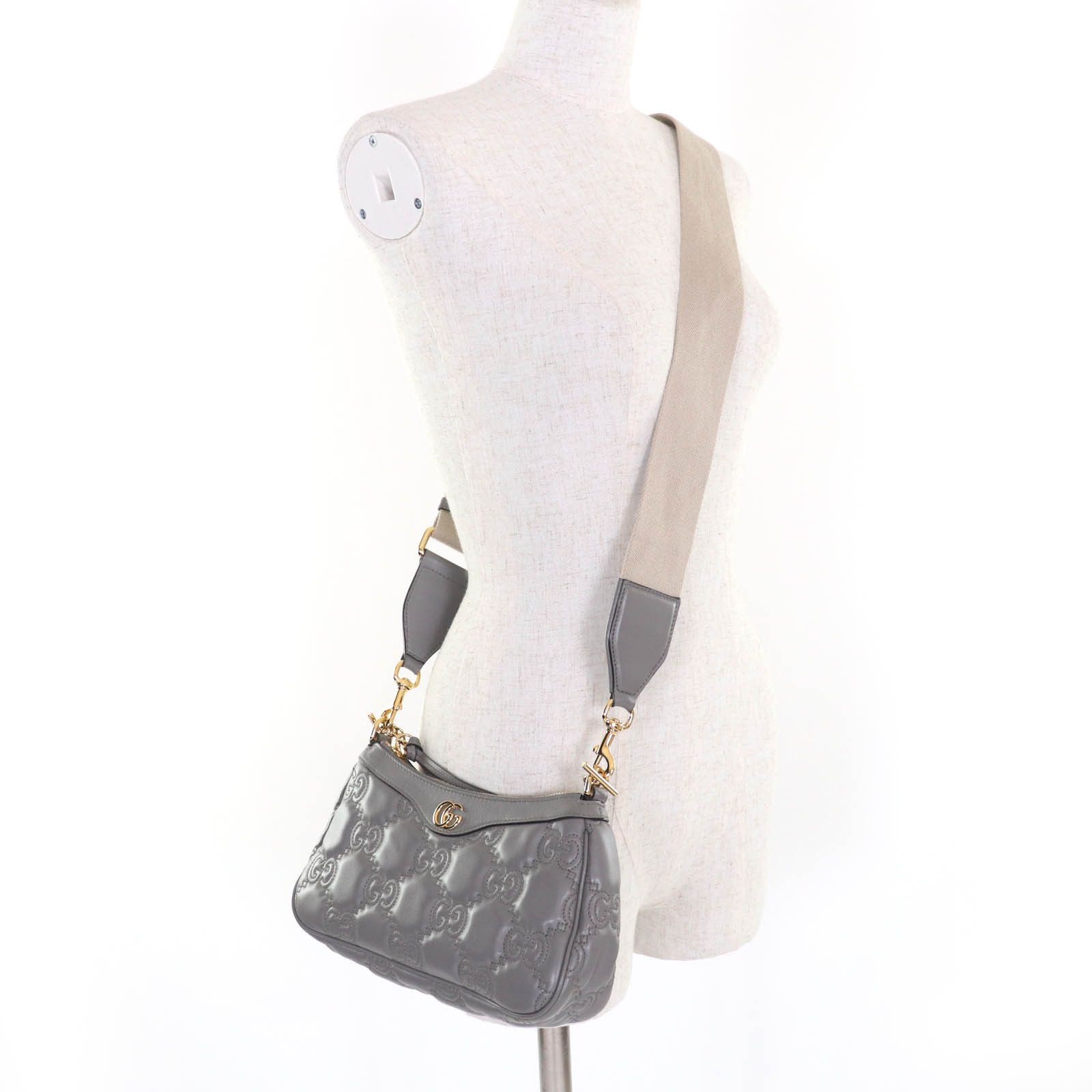 Gucci Gucci Gucci GG Matelasse Leather 2way Handbag Leather Shoulder Bag 735049 DUTY FREE for USA Size ONE SIZE - 10 Thumbnail