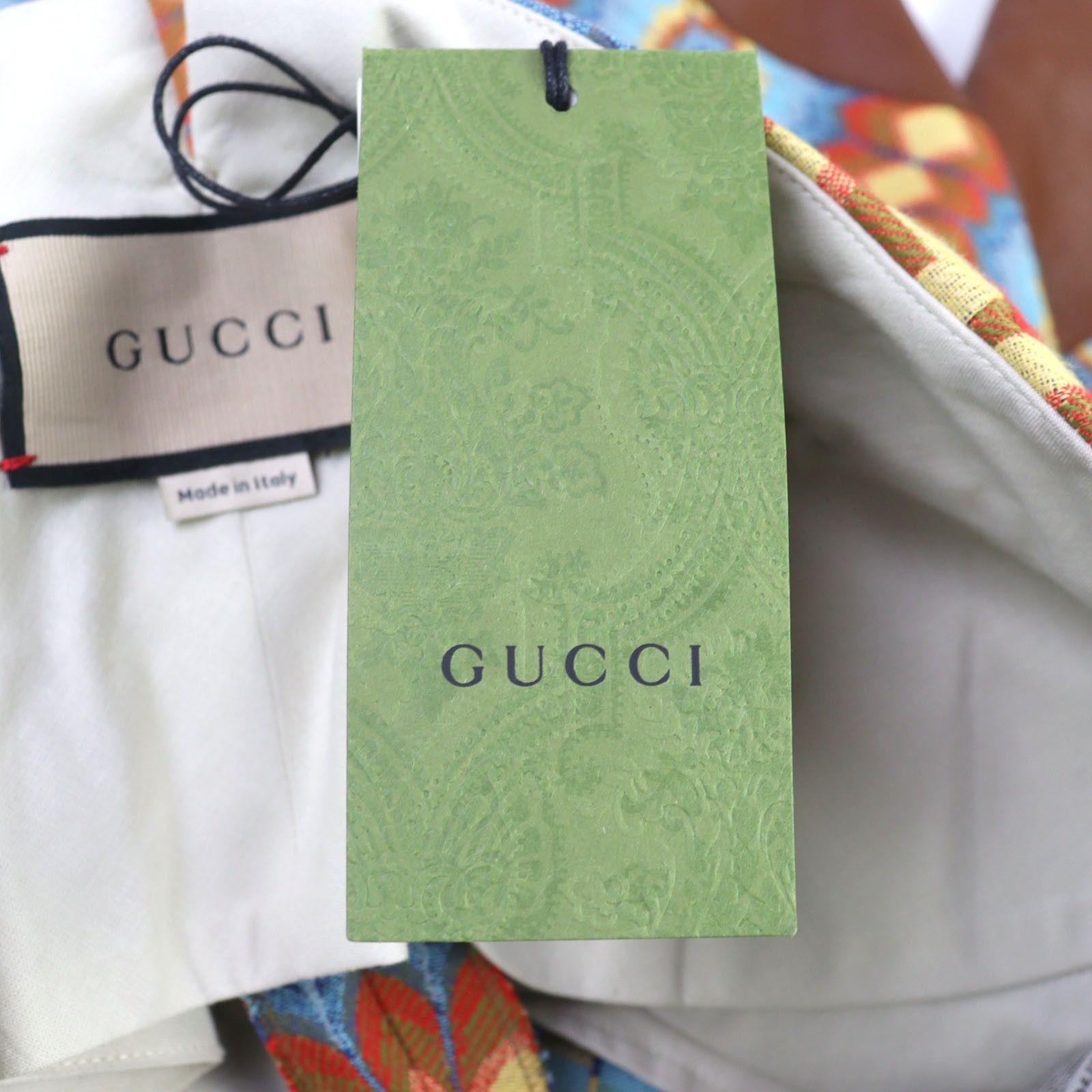 Gucci Gucci Gucci GG Kaleidoscope Equestrian-inspired Lamb Leather Pants Leather Pants 675277 Z8ASY DUTY FREE for USA Size ONE SIZE - 14 Thumbnail