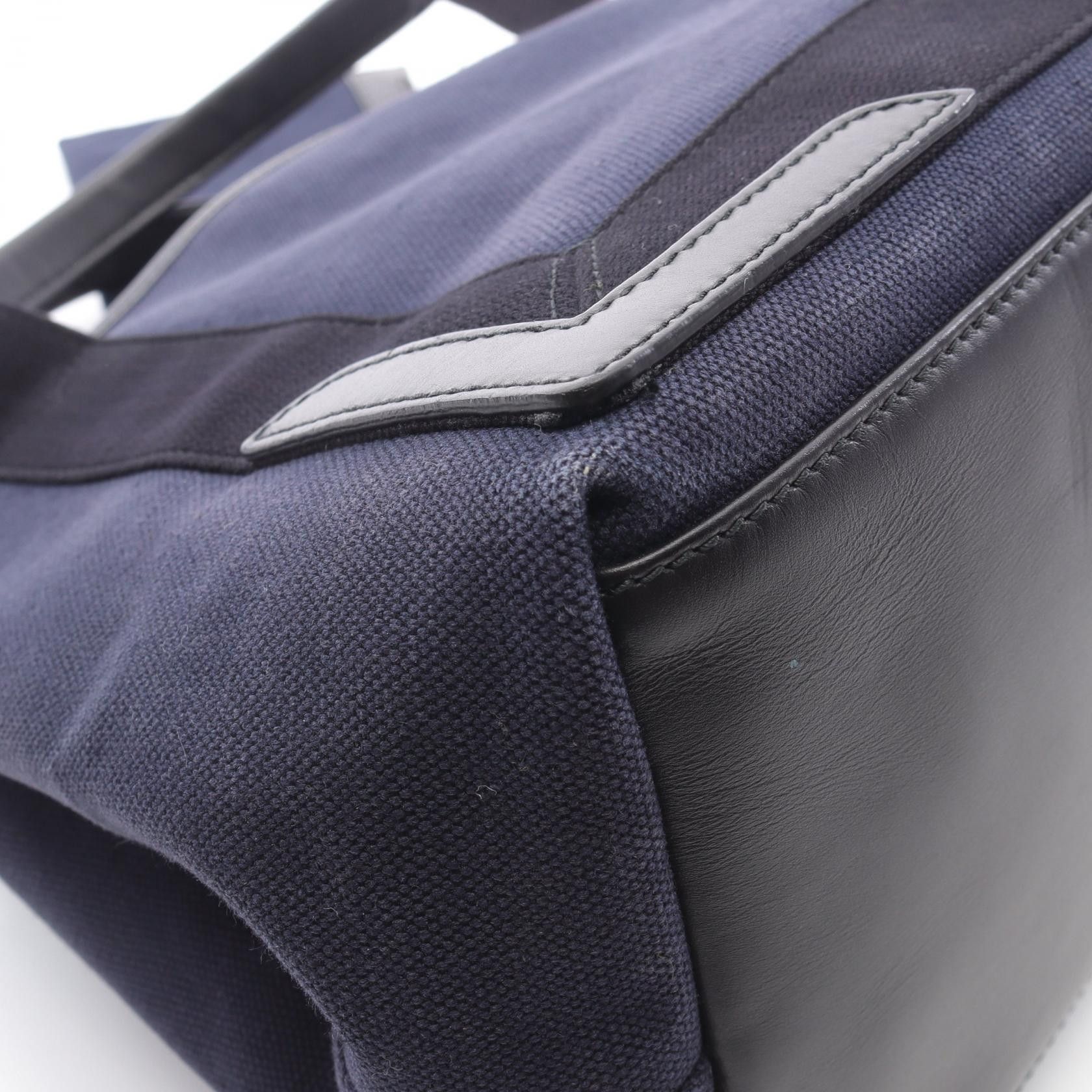 Balenciaga Balenciaga Balenciaga NAVY CABAS S Canvas Leather Tote Bag Canvas Tote Bag 339933 DUTY FREE for USA Size ONE SIZE - 5 Thumbnail