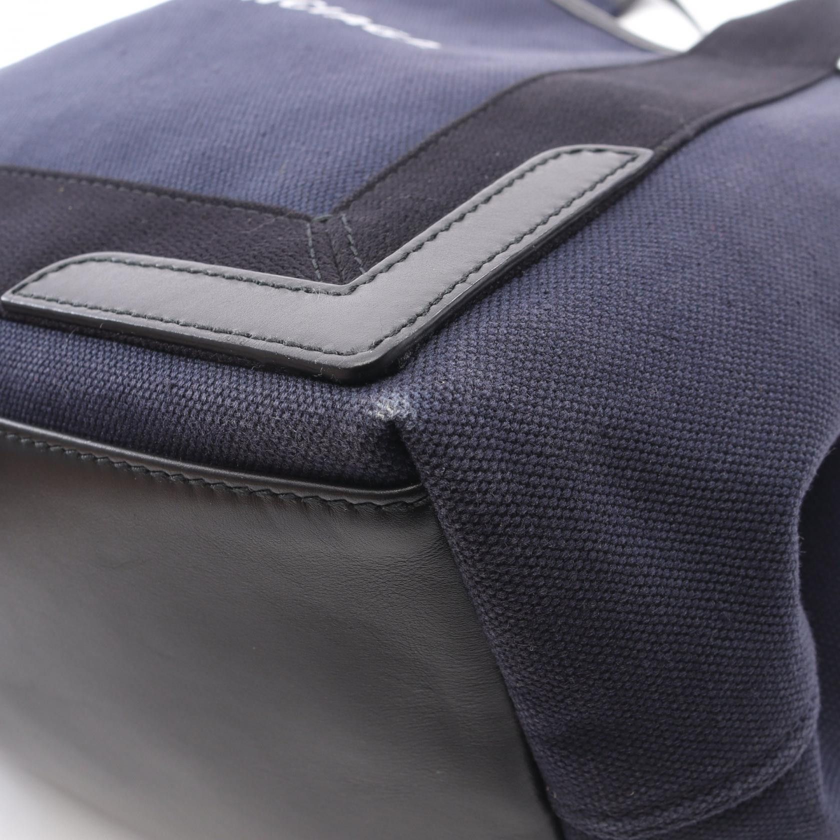 Balenciaga Balenciaga Balenciaga NAVY CABAS S Canvas Leather Tote Bag Canvas Tote Bag 339933 DUTY FREE for USA Size ONE SIZE - 8 Thumbnail