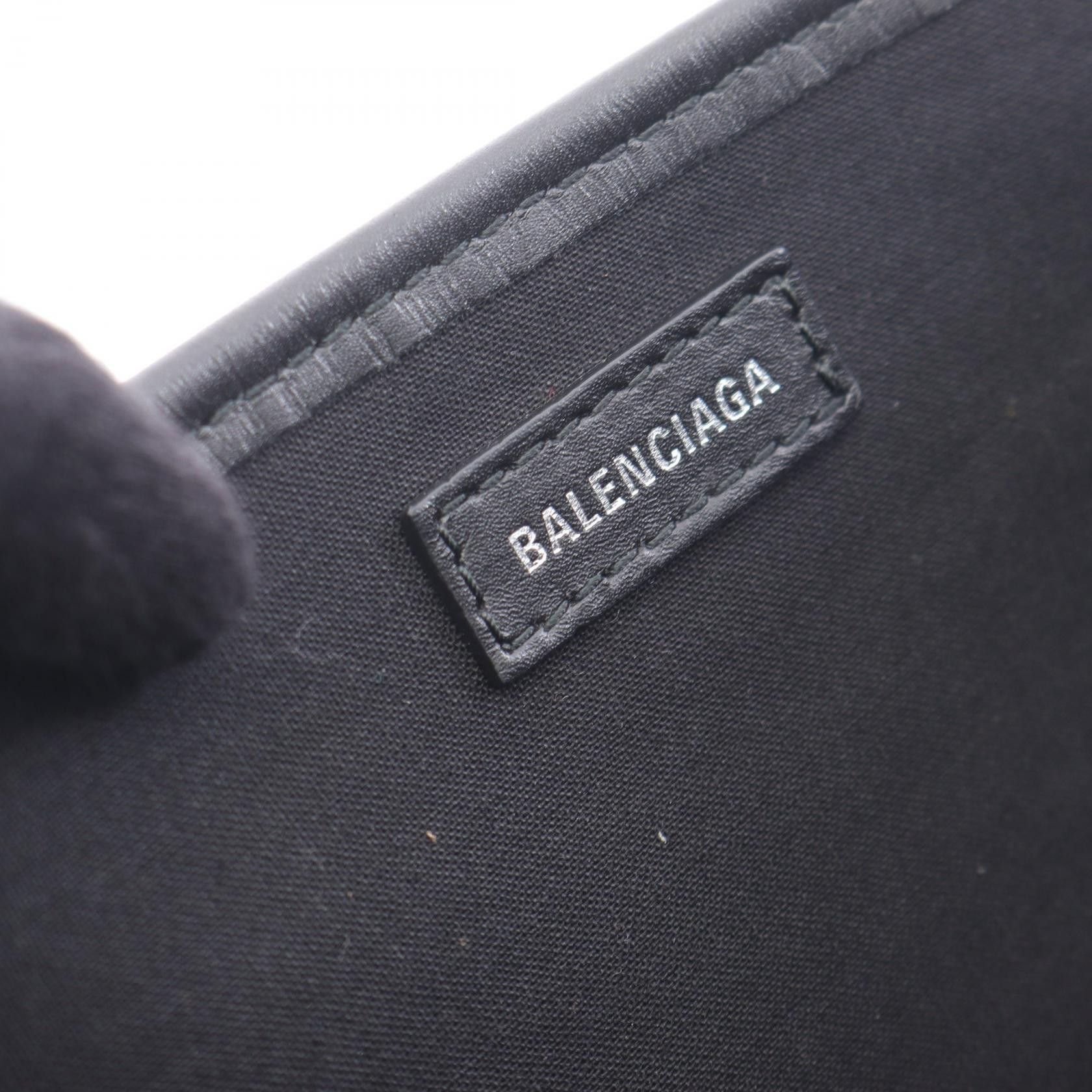 Balenciaga Balenciaga Balenciaga NAVY CABAS S Canvas Leather Tote Bag Canvas Tote Bag 339933 DUTY FREE for USA Size ONE SIZE - 4 Thumbnail