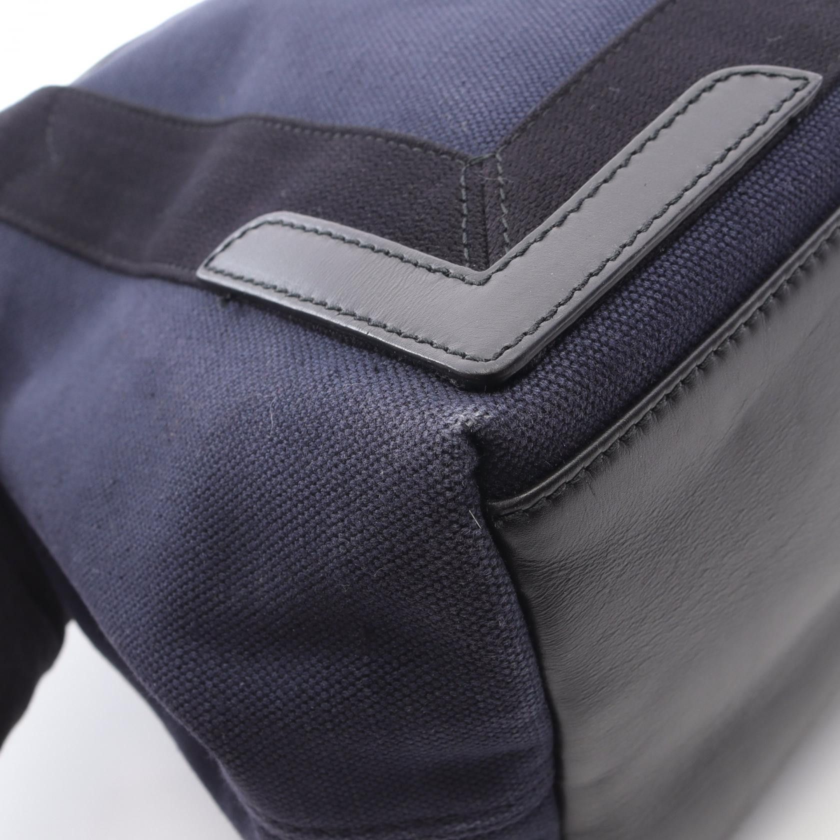 Balenciaga Balenciaga Balenciaga NAVY CABAS S Canvas Leather Tote Bag Canvas Tote Bag 339933 DUTY FREE for USA Size ONE SIZE - 7 Thumbnail
