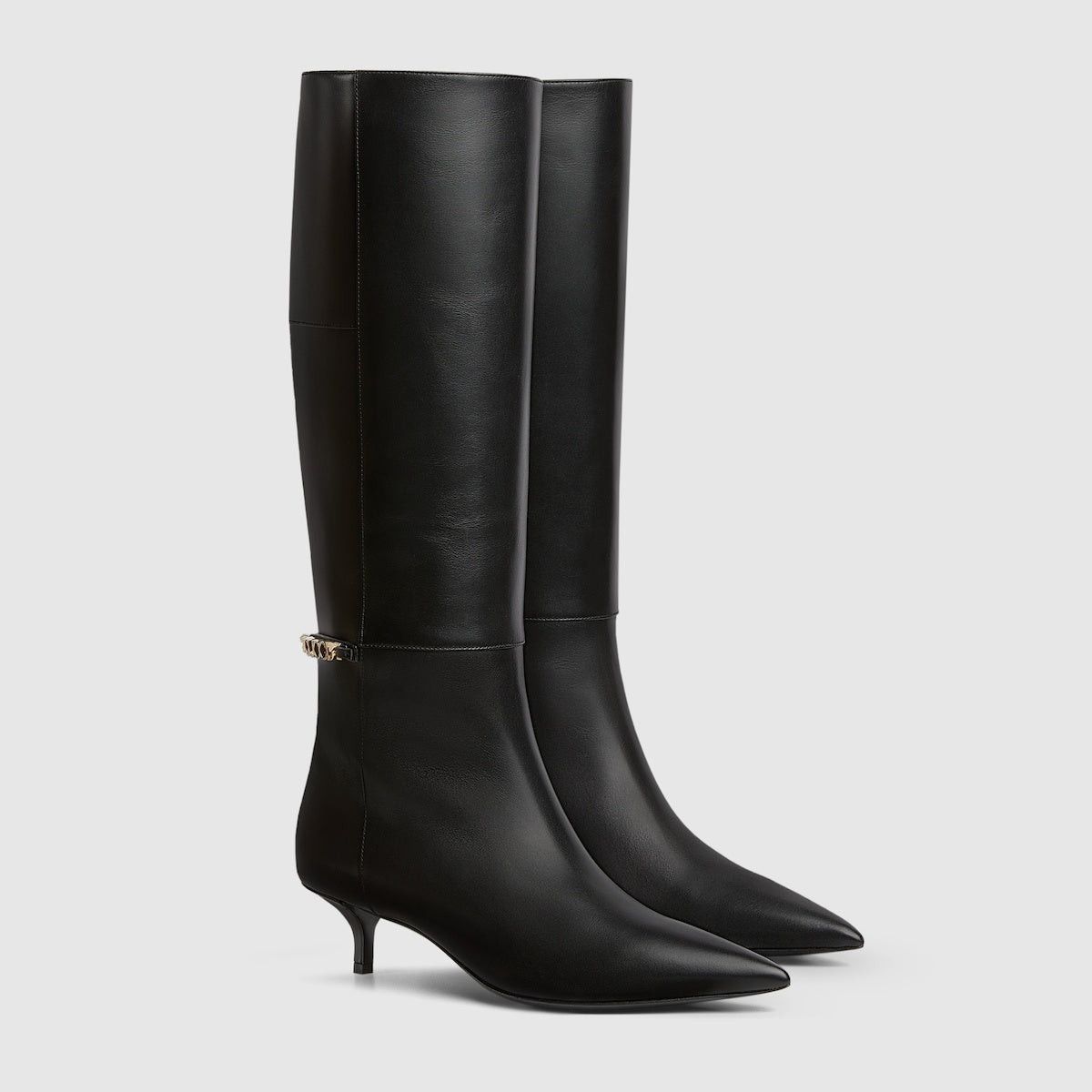 Gucci Gucci Signoria Leather Knee Boots SIZE 36 Size ONE SIZE - 2 Thumbnail
